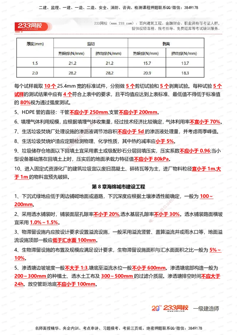 233-市政-时间_数字考点汇总（326个）_2026年一级建造师_2026年一建市政_2025年一建市政SVIP_01-精华文档✿电子教材✿历年真题_55-市政《时间数字考点汇总+百日通关》233