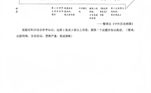 大庆市2026届高三年级第二次教学质量检测历史(1)_2026年1月_260112黑龙江大庆市2026届高三年级第二次教学质量检测（全科）