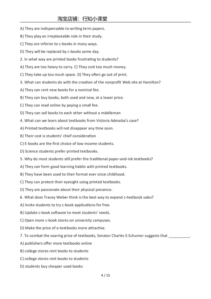 2012年12月英语六级真题(3)_英语四六级整合_英语四六级真题版本二此版为主此文件夹会持续更新_六级真题_1.六级真题+答案解析+听力音频_2012年12月CET6_02、真题Word版