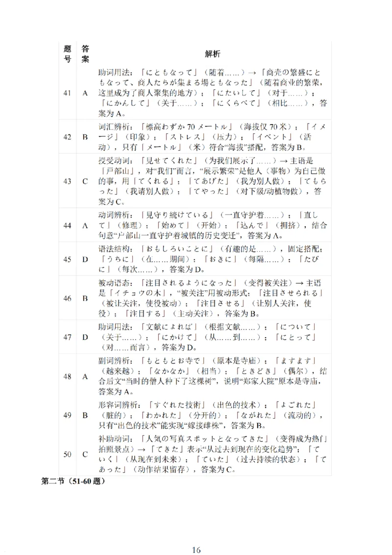 2026届苏北四市（徐州、淮安、连云港、宿迁）一模日语卷+答案(1)_2026年1月_260130江苏省2026届苏北四市（徐州、淮安、连云港、宿迁）一模（全科）