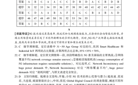 英语答案(2)(1)_2026年1月_260130湖南省2026年邵阳市高三第一次联考试题卷（全科）_2026年湖南省邵阳市高三第一次联考英语试卷