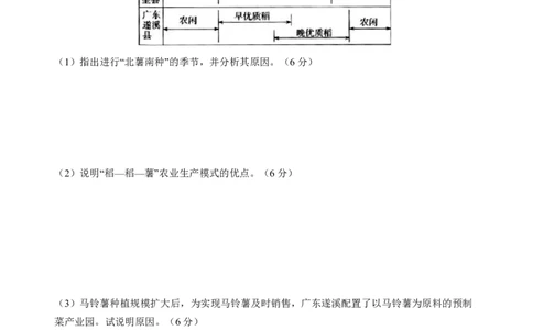 四川省绵阳中学2026届高三第二次模拟考试地理(1)_2026年1月_260125四川省绵阳中学2026届高三第二次模拟考试（全科）