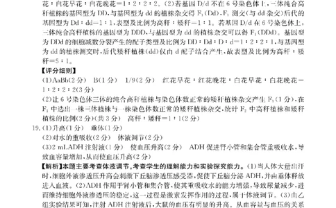金太阳&middot;江西省2026届高三上学期8月百万大联考（26-1001C）生物答案_2025年9月_250901金太阳&middot;江西省2026届高三上学期8月百万大联考（26-1001C）（全科）