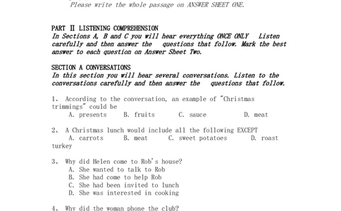 2013年英语专业四级考试真题及答案_2025专四专八真题及备考资料_2009-2024专四真题+备考资料_历年2009-2023专四真题及答案PDF_专四老题型