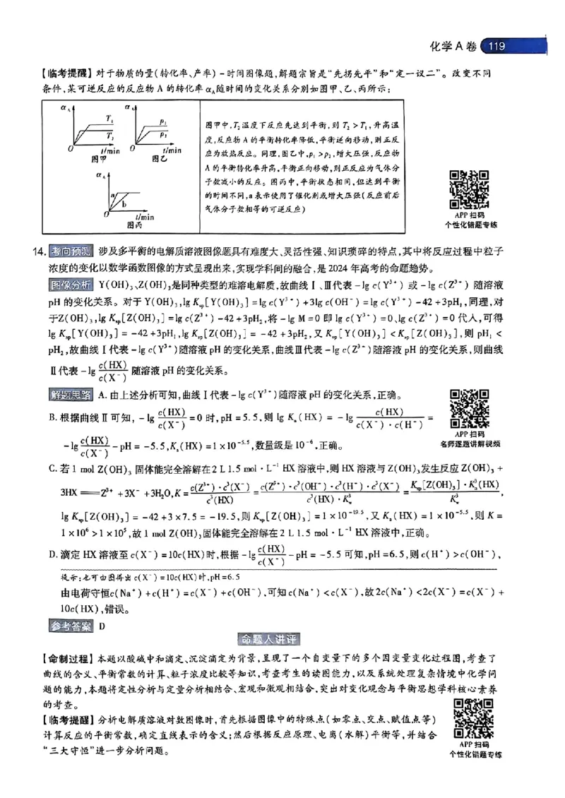 化学AB答案_2024高考押题卷_12024天星全系列_@@@天星临考押题密卷汇总重复_2024年tx高考临考押题密卷安徽专版_答案