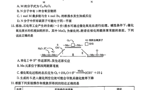 广西普通高中2024届高三年级跨市联合适应性训练检测卷化学(1)_2023年10月_0210月合集_2024届广西普通高中高三年级跨市联合适应性训练检测卷