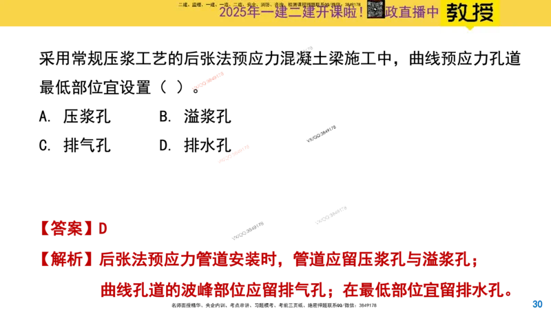 Removed_2025一建市政精讲16-预应力干货_2026年一级建造师_2026年一建市政_2025年一建市政SVIP_02-基础精讲✿高端面授✿深度强化_30-市政《超级精讲班》文昊XJ_讲义