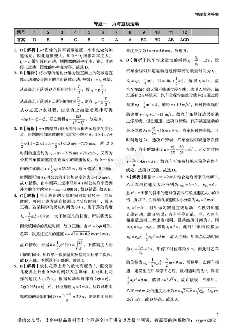 全国卷《正确小卷》2024总复习物理质检卷答案_2024高考押题卷_72024正确教育全系列_2024年正确小卷全系列_（全国版）2024《正确小卷&middot;复习质检卷》（九科全）各两套