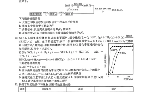 九师联盟2026届高三1月质量检测化学(1)_2026年1月_260120九师联盟2026届高三1月质量检测（全科）