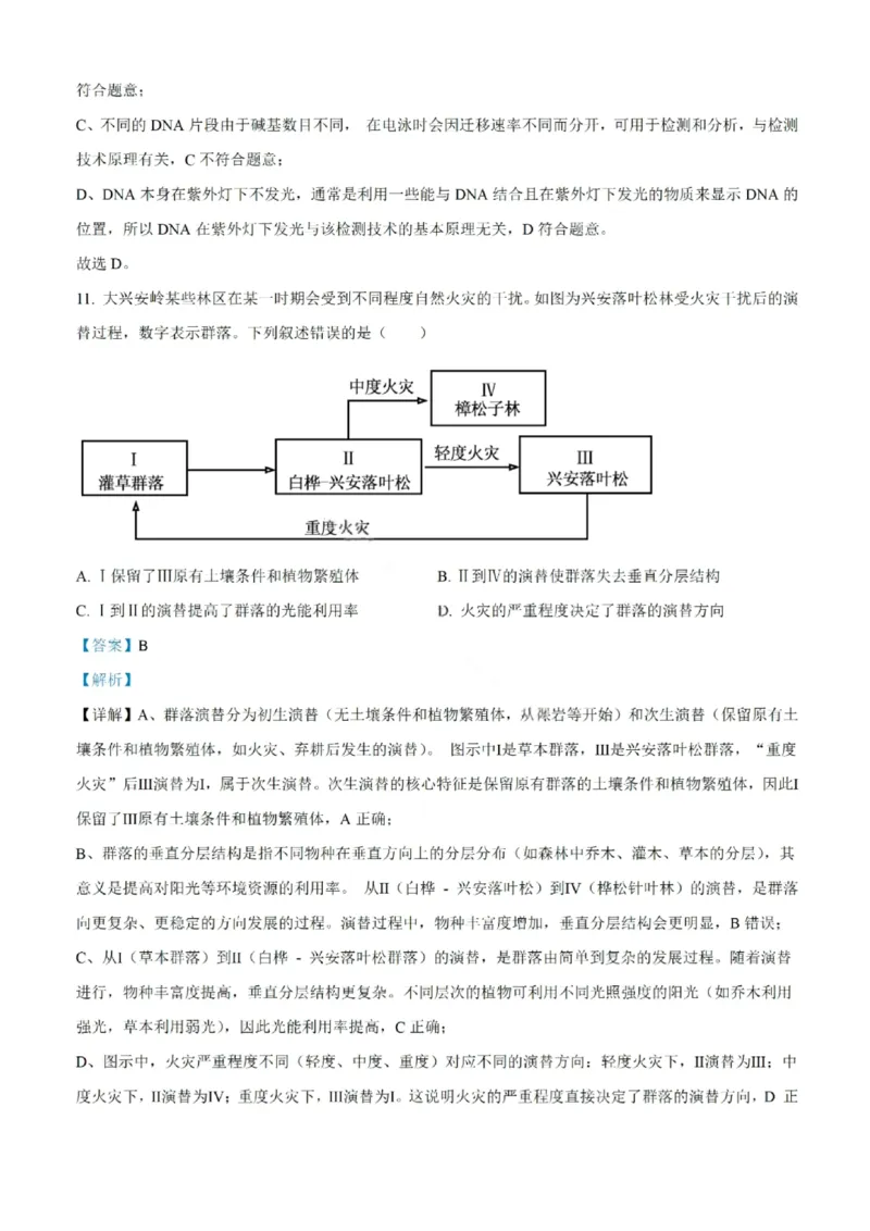 生物试题-汕头市2025-2026学年度普通高中毕业班教学质量监测（含解析）(1)_2026年1月_260120汕头市2025-2026学年度普通高中毕业班教学质量监测（全科）