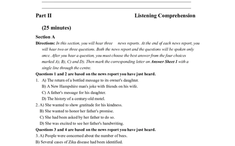 2018.06真题第1套_英语四六级整合_英语四六级真题版本二此版为主此文件夹会持续更新_四级真题_1.四级真题+答案解析+听力音频(1989-2025)_12014-2022年(真题-解析-听力=已完结)_2018年