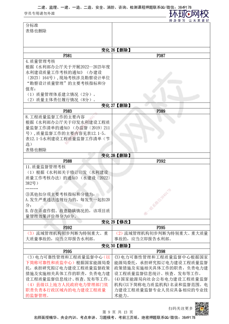 HQ-水利-26年教材对比明细-25%_2026年一级建造师_2026年一建水利_2026年一建水利SVIP_2026一建水利SVIP_01-精华文档✿电子教材✿历年真题_03-2026年一建水利-环球网校-教材对比明细