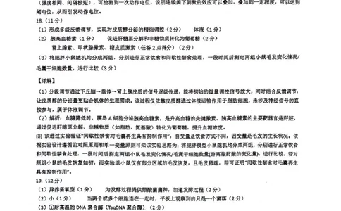 绵阳南山中学高2023级高三第五次教学质量检测生物答案(1)_2026年1月_260111四川省绵阳南山中学高2023级高三第五次教学质量检测（全科）
