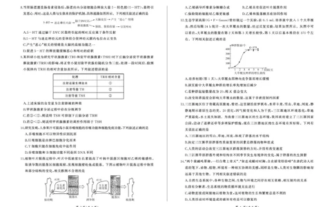 2025年甘肃省酒泉市高三上学期期末全市联考生物试卷(1)_2026年1月_260109百师联盟2025&mdash;2026学年高三年级上学期期末考试（全科）_百师联盟2025&mdash;2026学年高三年级上学期期末考试生物