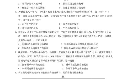 高三年级10月份阶段性检测历史试题_2025年10月_12026年试卷教辅资源等多个文件_251030山东师范大学附属中学2026届高三上学期10月份阶段性检测（全科）