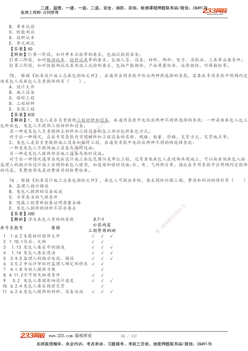 233-合同管理-真题解析-20-25年_监理工程师_2025监理工程师_2025年监理工程师SVIP_2025年监理合同管理SVIP_2025真题解析