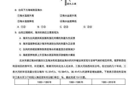 山西省吕梁市2024-2025学年高三上学期11月期中地理试题（含答案）_11月_241102山西省吕梁市2024-2025学年高三上学期11月期中