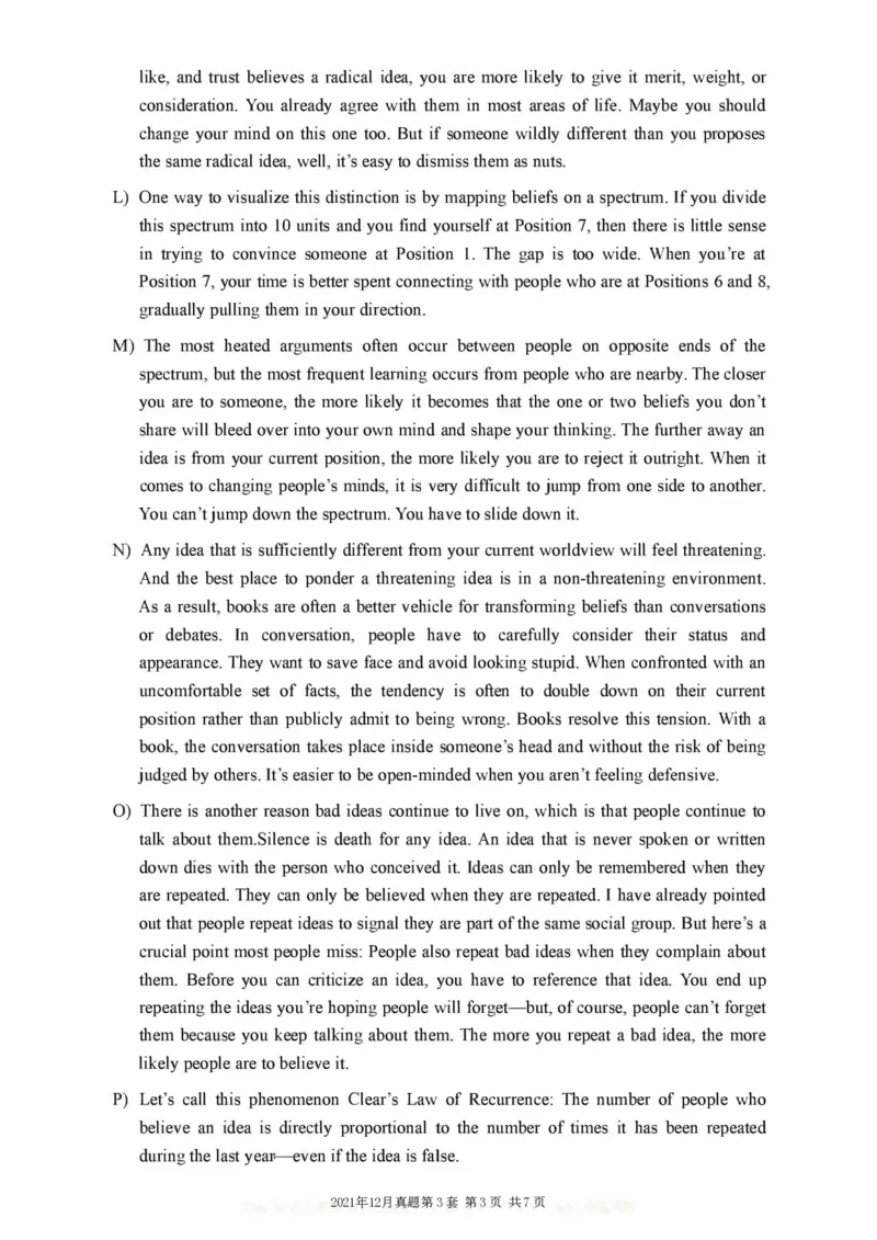 2021.12六级真题第3套_英语四六级整合_英语四六级真题版本二此版为主此文件夹会持续更新_六级真题_1.六级真题+答案解析+听力音频_2014年-2022年真题解析音频_2021年12月CET6