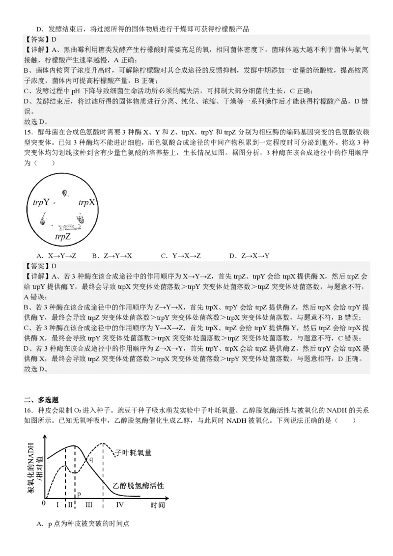 山东生物-答案-p_近10年高考真题汇编（必刷）_2024年高考真题_高考真题（截止6.29）_山东卷副科（6科全）