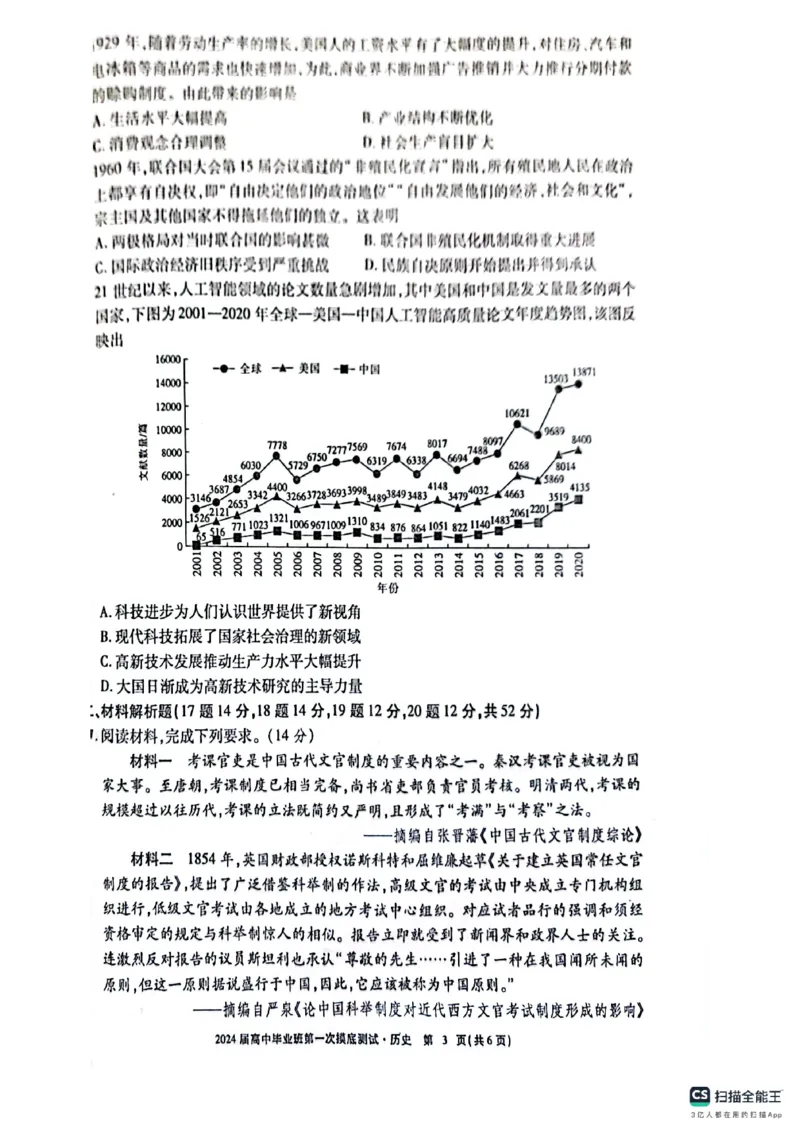 扫描全能王2023-10-2510.41(1)_2023年10月_0210月合集_2024届广西省高中毕业班第一次摸底测试_广西省2024届高中毕业班第一次摸底测试历史