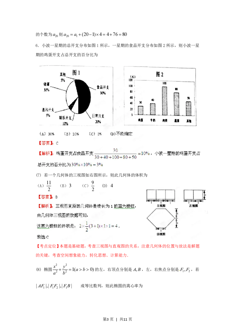 2012年高考数学试卷（文）（江西）（解析卷）_数学历年高考真题_新&middot;PDF版2008-2025&middot;高考数学真题_数学（按试卷类型分类）2008-2025_自主命题卷&middot;数学（2008-2025）