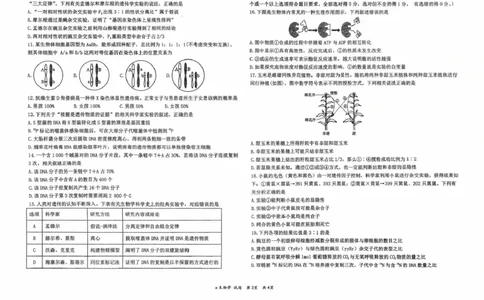 黑龙江省牡丹江市第一高级中学2026届高三上学期9月月考+生物_2025年9月_250928黑龙江省牡丹江市第一高级中学2026届高三上学期9月月考（全科）