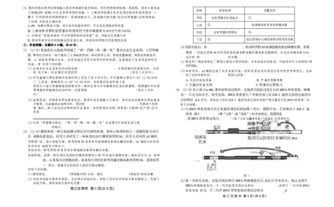 江西省部分高中2025-2026学年高三上学期1月联考生物试题(1)_2026年1月_260118上进联考&middot;江西省2026届高三上学期1月联考（全科）_江西部分高中2026届高三上学期1月测试生物试题含答案