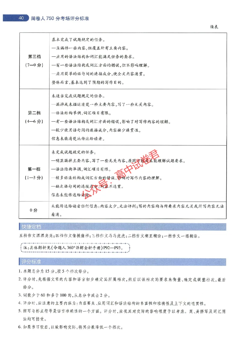 天星教育2024年高考临考预测押题密卷全国版理科卷阅卷人750分考场评分标准_1_2024高考押题卷_12024天星全系列_@@@天星临考押题密卷汇总重复