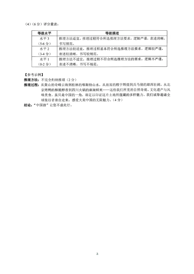 政治答案-长春市2826届高三质量监测（一）(1)_2026年1月_260107吉林省长春市2026届高三年级质量检测（一）（长春一模）（全科）