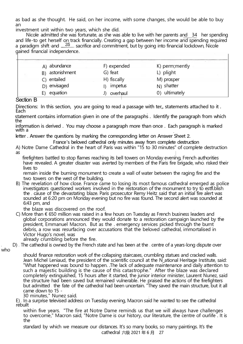 2021.06六级真题第2套_英语四六级整合_英语四六级真题版本二此版为主此文件夹会持续更新_六级真题_1.六级真题+答案解析+听力音频_2014年-2022年真题解析音频_2021年06月CET6