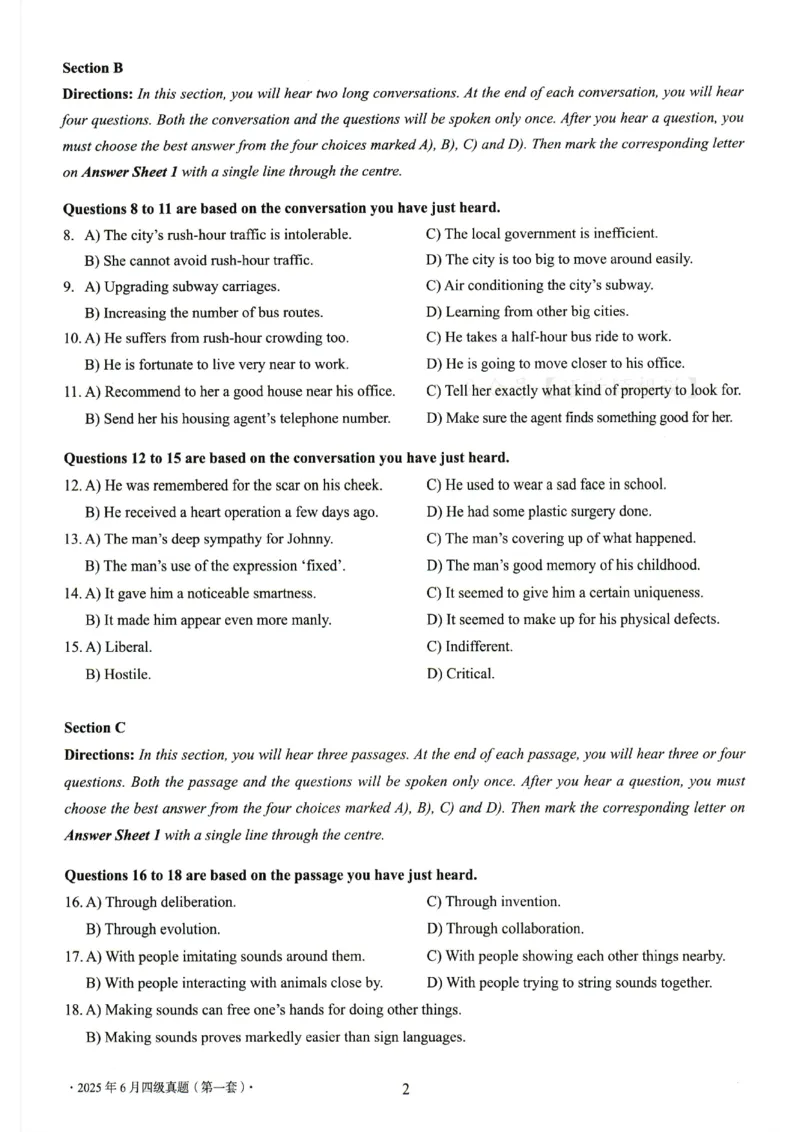 2025.06四级真题第1套_英语四六级整合_英语四六级真题版本二此版为主此文件夹会持续更新_四级真题_1.四级真题+答案解析+听力音频(1989-2025)_32025年6月（真题＋答案）_541