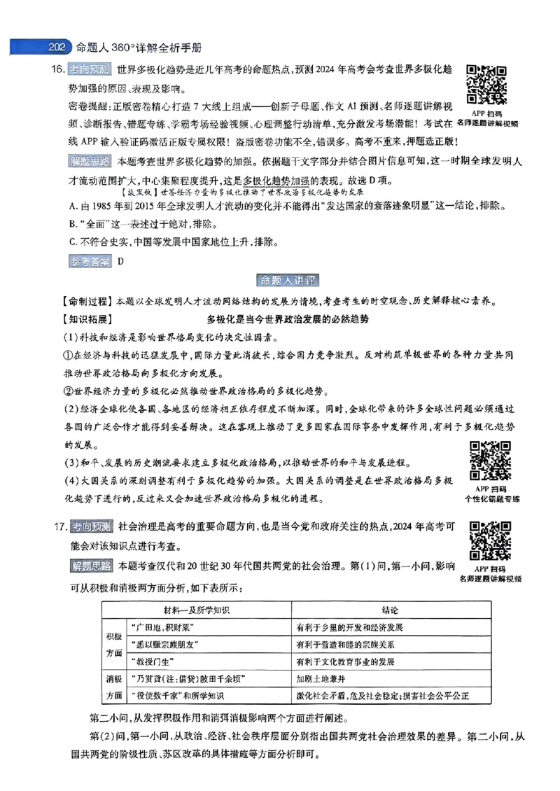 历史AB答案_2024高考押题卷_12024天星全系列_@@@天星临考押题密卷汇总重复_2024年tx高考临考押题密卷安徽专版_答案