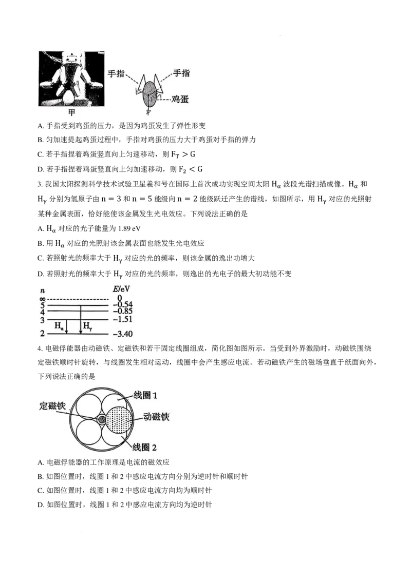 2026届湛江一模物理试卷+答案(1)_2026年1月_260128广东省湛江市高三年级2026年高考测试（一）(湛江一模)（全科）_2026届湛江市高三上学期普通高考测试（一）物理试题含答案