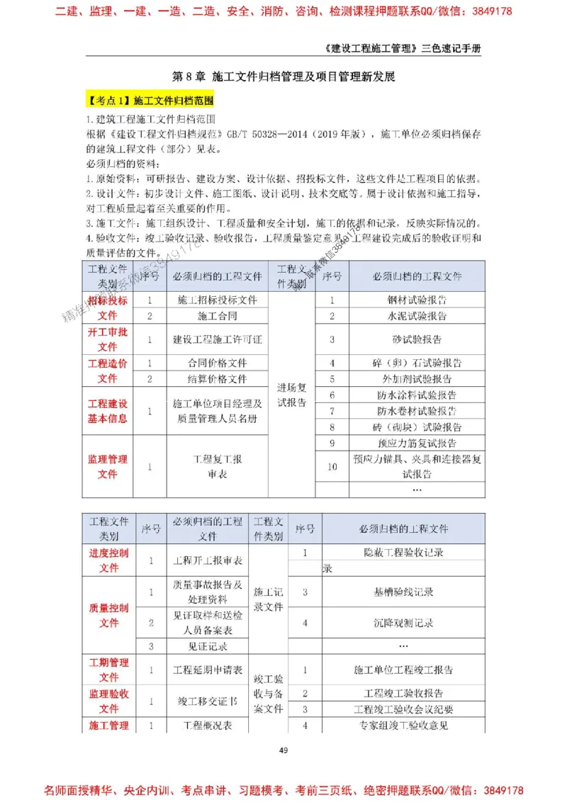 2026年二级建造师《建设工程施工管理》三色速记手册--_2026二建全科_2026二级建造师（持续更新）看这里_2026二建管理SVIP_01-精华文档✿电子教材✿历年真题