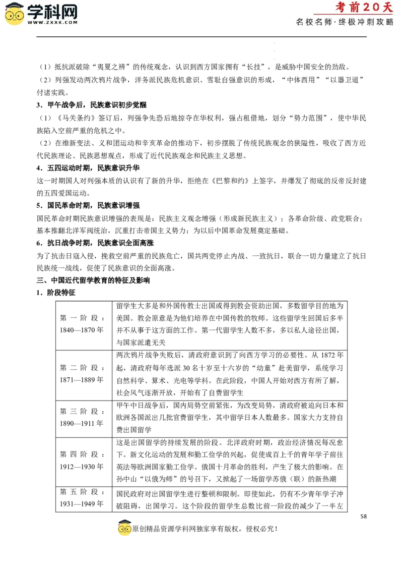 历史（二）（解析版）_2024高考押题卷_62024学科网全系列_21学科网高考考前终极攻略_历史-2024年高考考前20天终极冲刺攻略_历史（二）-2024年高考考前20天终极冲刺攻略