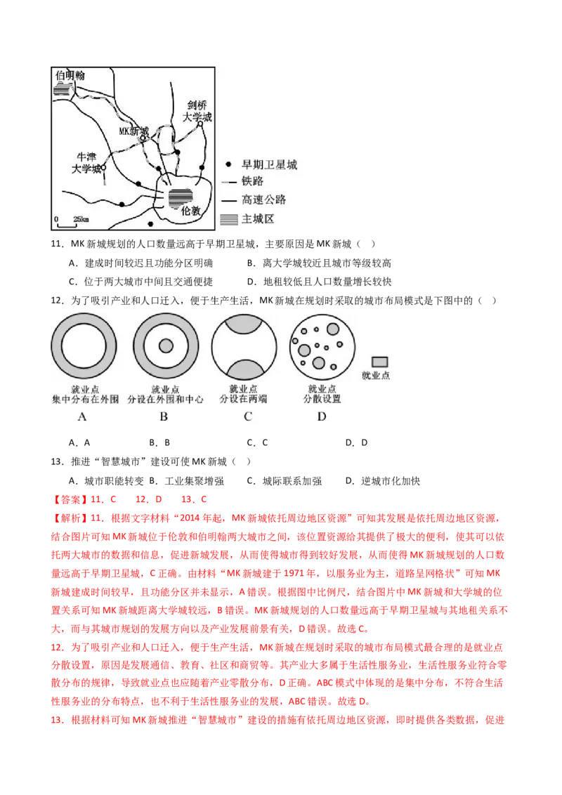 专题11区域产业活动-十年（2014-2023）高考地理真题分项汇编（解析卷）_近10年高考真题汇编（必刷）_十年（2014-2024）高考地理真题分项汇编（全国通用）