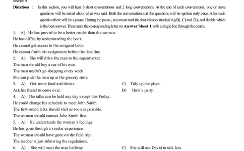 2014年6月年大学英语四级考试真题（三）._英语四六级整合_英语四六级真题版本二此版为主此文件夹会持续更新_四级真题_1.四级真题+答案解析+听力音频(1989-2025)_2014年_2014年06月CET4