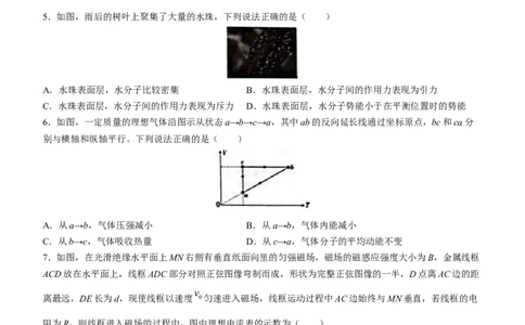 2024届江西省新高三第一次稳派大联考物理试卷_2023年7月_01每日更新_25号_2024届江西省新高三第一次稳派大联考_2024届江西省新高三第一次稳派大联考物理试题