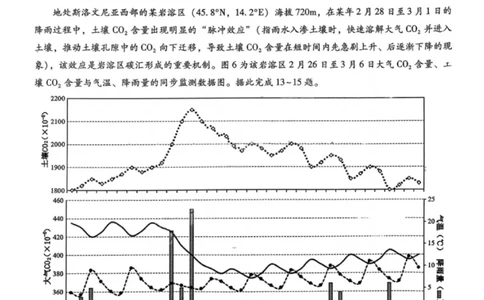地理试卷-重庆巴蜀中学2026届高三1月高考适应性月考卷（六）(1)_2026年1月_2601242026届重庆市巴蜀中学高三1月一模考试（月考卷六）（全科）