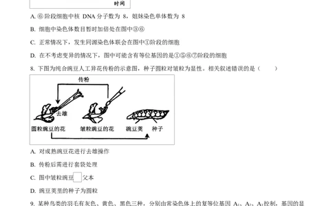 贵州省贵阳市第一中学2026届高三上学期9月开学考试+生物_2025年9月_250909贵州省贵阳市第一中学2026届高三上学期9月开学考试（全科）