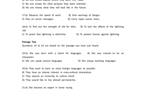 2015年12月英语四级考试真题（第1套）_英语四六级整合_英语四六级真题版本二此版为主此文件夹会持续更新_四级真题_1.四级真题+答案解析+听力音频(1989-2025)_2015年_2015年12月CET4
