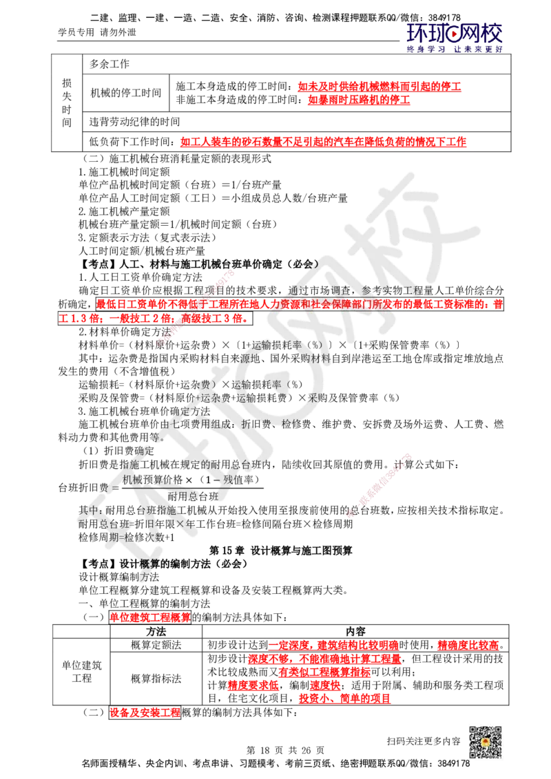 HQ-经济-考点速记手册_2026年一级建造师_2026年一建经济_2025年一建经济SVIP_01-精华文档✿电子教材✿历年真题_76-经济《速记手册+知识点+考点清单+闪记宝典+总结资料》HQ