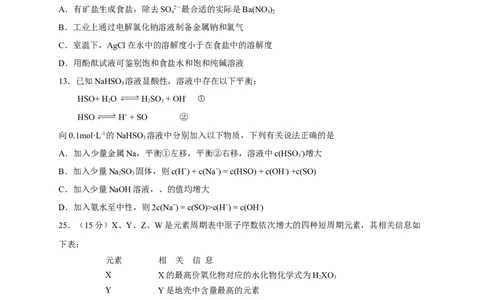 2013年高考化学试卷（安徽）（空白卷）_化学历年高考真题_新&middot;Word版2008-2025&middot;高考化学真题_化学（按年份分类）2008-2025_2013&middot;高考化学真题