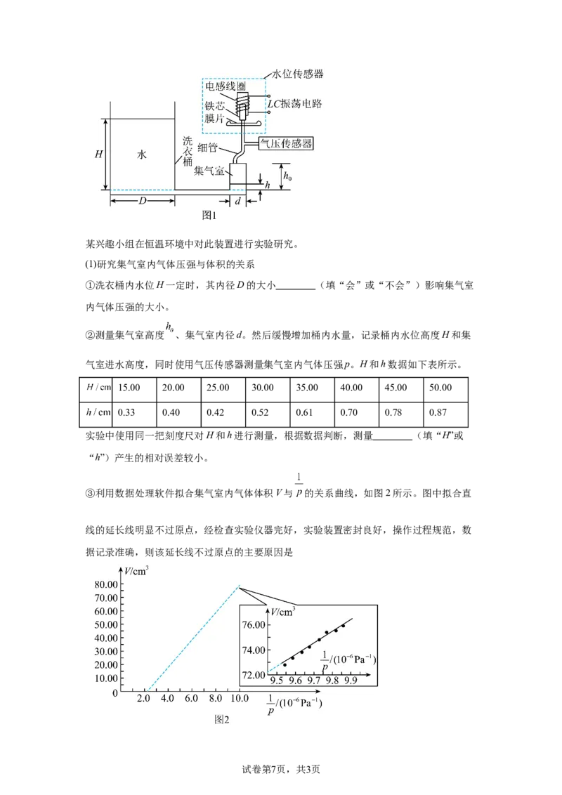 河北2025年高考河北卷物理高考真题文档版_1.高考2025全国各省真题+答案_7.高考物理试题及答案更新中