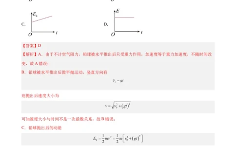 专题21动能（解析卷）-十年（2014-2023）高考物理真题分项汇编（全国通用）_近10年高考真题汇编（必刷）_十年（2014-2024）高考物理真题分项汇编（全国通用）