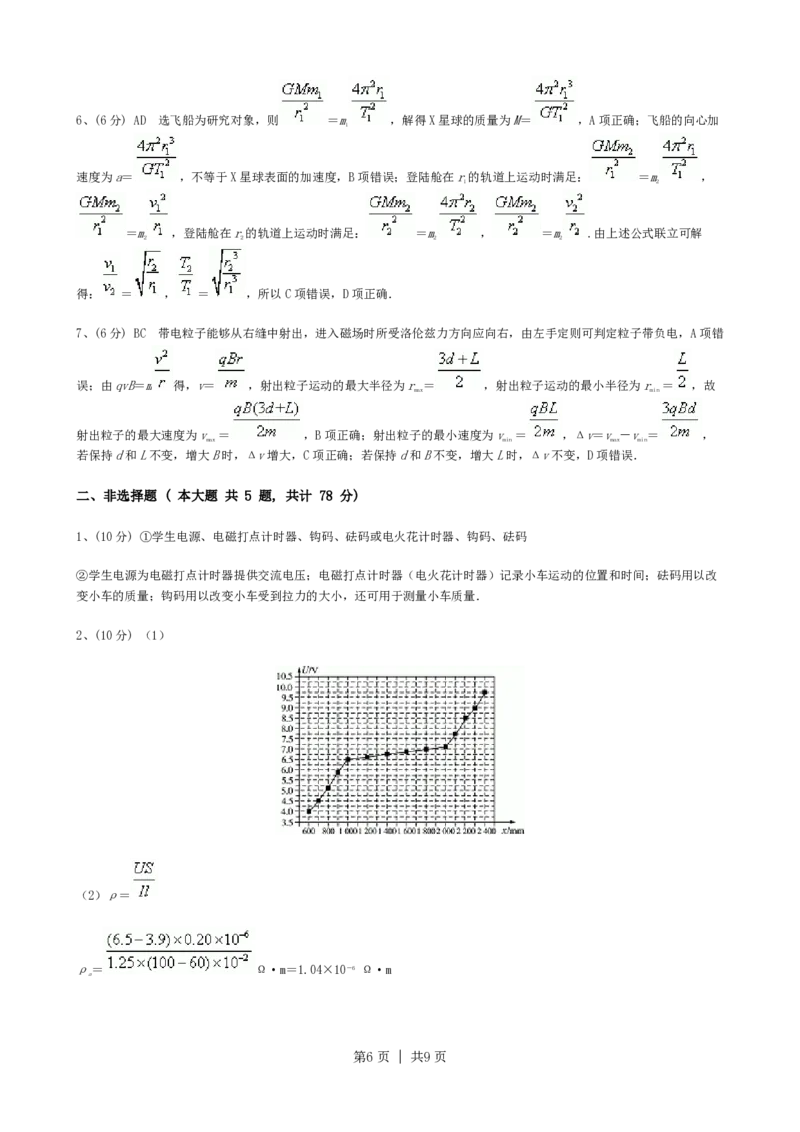2010年高考物理真题（浙江）（解析卷）_物理历年高考真题_新&middot;PDF版2008-2025&middot;高考物理真题_物理（按试卷类型分类）2008-2025_自主命题卷&middot;物理（2008-2025）_浙江自主命题&middot;物理（2008-2025）