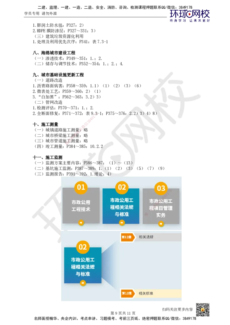 HQ-市政-突击小灶班_2026年一级建造师_2026年一建市政_2025年一建市政SVIP_04-冲刺串讲✿考点强化✿小灶集训_103-市政《突击小灶班》陈明HQ