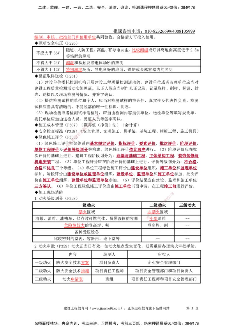 JG-建筑-考前三页纸_2026年一级建造师_2026年一建建筑_2025年一建建筑SVIP_05-考前密训✿央企特训✿机构普押_51-建筑《考前三页纸》JG
