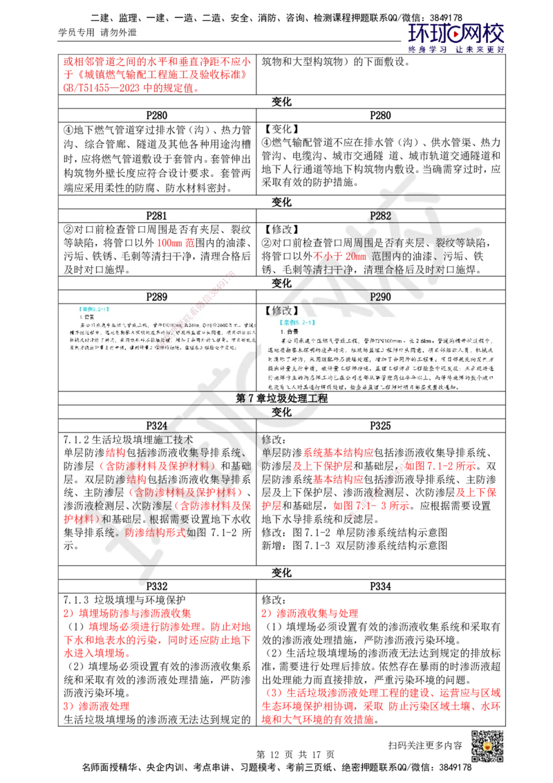 HQ-市政-25年一建新旧教材对比_2026年一级建造师_2026年一建市政_2025年一建市政SVIP_01-精华文档✿电子教材✿历年真题_13-市政《新旧教材对比》HQ