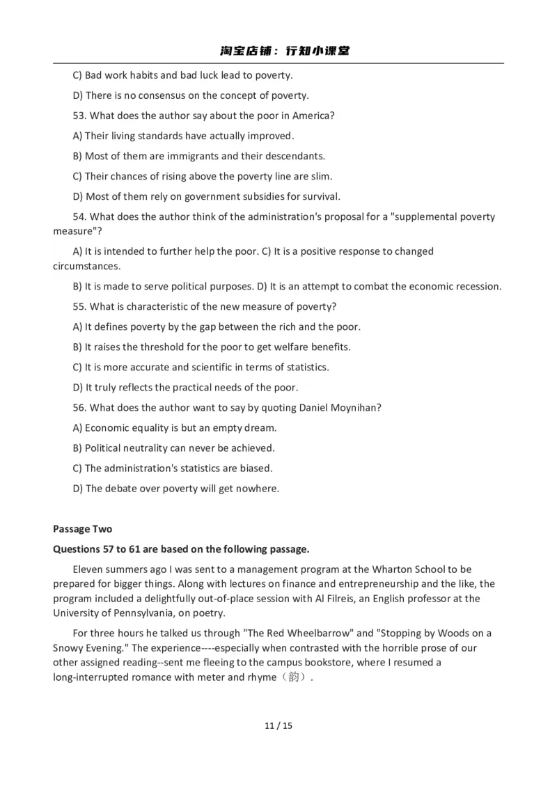 2012年12月英语六级真题(2)_英语四六级整合_英语四六级真题版本二此版为主此文件夹会持续更新_六级真题_1.六级真题+答案解析+听力音频_2012年12月CET6_01、真题PDF版（推荐打印）❤